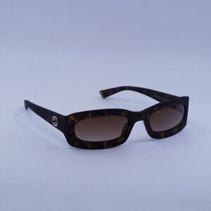 Gucci GG1786S 002 Sunglasses Dark Havana Rectangle Frame, Brown Lenses